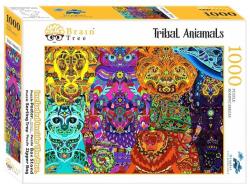 Brain Tree 1000 db-os puzzle - Tribal Animals (2101003) (2101003)