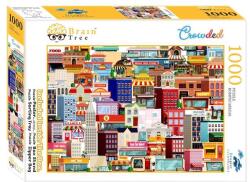 Brain Tree 1000 db-os puzzle - Crowded (2101022) (2101022)