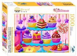 Brain Tree 1000 db-os puzzle - Cake World (2102052) (2102052)