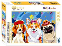 Brain Tree 1000 db-os puzzle - Dogs Family (2102097)