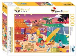 Brain Tree 1000 db-os puzzle - Beach Sunset (2102111) (2102111)