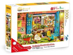 Brain Tree 1000 db-os puzzle - Flower barn (2102122)