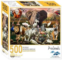 Brain Tree 500 db-os puzzle - Animals (2202001) (2202001)