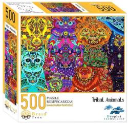 Brain Tree 500 db-os puzzle - Tribal Animals (2202010) (2202010)