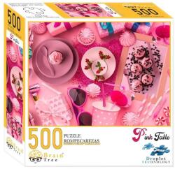 Brain Tree 500 db-os puzzle - Pink table (2202015) (2202015)