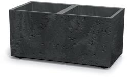 Prosperplast Virágcserép Prosperplast SIERRA CASE beton hatású 77 cm fekete beton (DSI800E-B411)