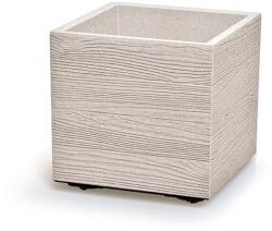 Prosperplast Virágcserép Prosperplast MADERA SQUARE eco fa 38, 5 cm fehér (DMA400W-S449W)