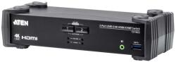ATEN Kvmp превключвател aten - cs1822, 2-портов, 4k, usb 3.0, hdmi (aten-cs1822-at-g)