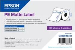 Epson 210 mm x 297 mm Műanyag Tekercses etikett címke Fehér ( 184 címke/tekercs ) (7113422)