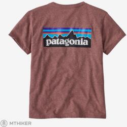 Patagonia P-6 Logo Responsibili-Tee női póló, dulse mauve (XL)