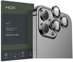HOFI iPhone 13 Pro/13 Pro Max Hofi CamRing Pro+ kameralencse védő üvegfólia fekete