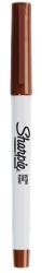 Sharpie Alkoholos marker, 0, 5 mm, kúpos, SHARPIE „Ultra Fine Point, barna (SR0811320)