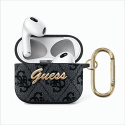 GUESS Airpods 3 Guess 4G Script pro PC/PU tok szürke (GUA34GSMK)