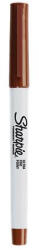 Sharpie Alkoholos marker, 0, 5 mm, kúpos, SHARPIE Ultra Fine Point, barna (SR0811320) (SR0811320)