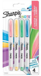 Sharpie Rostirón készlet, vágott, SHARPIE S-Note, 4 különböző szín (SR2138234) - officemarket