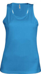Proact Női Proact PA442 Ladies' Sports vest -XL, Aqua Blue