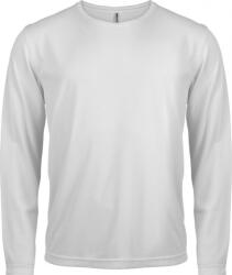 Proact Férfi póló Proact PA443 Men'S Long-Sleeved Sports T-Shirt -S, White