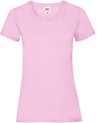 Fruit of the Loom Női póló Csapott ujjú Fruit of the Loom Valueweight T Lady-Fit - M (12), Világos rózsaszín (pink)