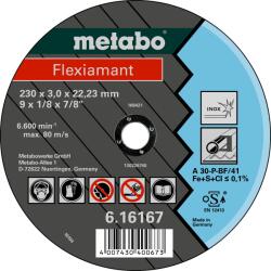 Metabo Disc de tăiere - oțel inoxidabil 125x2, 5x22, 2 mm drept 616738000 (616738000)