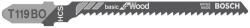 Bosch 2608630310 Szúrófűrészlap 5db-os T119 BO Basic for Wood (2608630310)