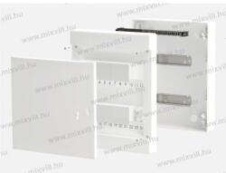 OMU system MLF4 PW 4 modulos falon kívüli lakáselosztó fehér ajtóval (MLF4 PW)