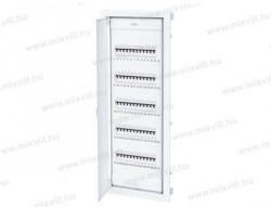 OMU system OMU6010 60+10 modulos süllyesztett fémajtós lakáselosztó, műanyag aljal, IP30/IP40 GW tes (OMU6010)