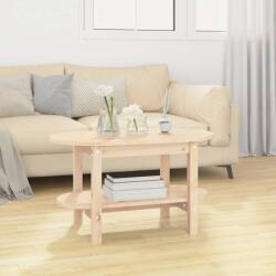 vidaXL tömör fenyőfa dohányzóasztal 80x45x45 cm (822292)
