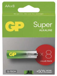 GP Batteries GP Super alkáli elem AA 8db (B01218) - haztartasibolt