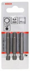 Bosch csavarhúzó bit extra kemény HEX 1, 5, 25 mm (3 db) 2607001716 (2607001716)