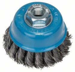 Bosch csészekefe, fonott, 65, acél 65 mm, 0, 35 mm, M14 2608622099 (2608622099)
