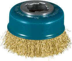 Makita csészekefe réz hullámos huzalból, átmérő 0, 3 mm X-LOCK 75 mm D-73433 (D-73433)
