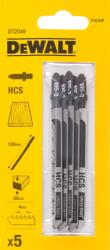 DEWALT fűrészlap HCS, fához, 100 mm (5 db) DT2049 (DT2049)