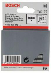 Bosch Keskeny tűzőkapcsok tűzőgéphez, 55-ös típus 6 x 1, 08 x 16 mm (1000 db) 1609200372 (1609200372)