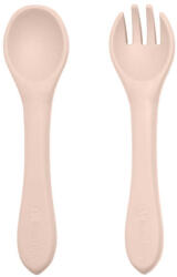 Petite&Mars Take and Match Szilikon evőeszköz szett, 6hó+ (homok) (709818)