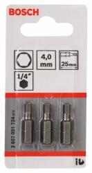 Bosch csavarhúzó bit extra kemény Extra-Hart HEX 4, 25 mm (3 db) 2607001724 (2607001724)