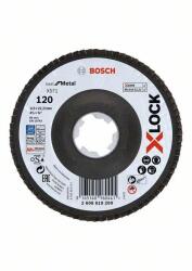Bosch X-LOCK Flip csiszolókorongok BfM Ø 115 mm, G 120, X571, 2608619200 (2608619200)