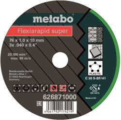 Metabo Vágókorong, univerzális (5 db) 76x1, 0x10mm 626871000 (626871000)