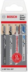 Bosch fűrészlap készlet fa és fém, 15 db 2607011437 (2607011437)