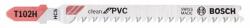 Bosch Fűrészlap oszcilláló fűrészekhez T 102 H Clean PVC-hez (5 db) 2608667446 (2608667446)