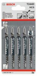 Bosch fűrészlap dugattyús fűrészhez T 244 D Speed for Wood (5 db) 2608630058 (2608630058)