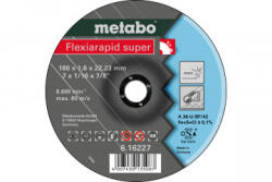 Metabo Vágótárcsa-acél-FLEXIARAPID SUPER 180x1, 6x22, 2 616227000 (616227000)