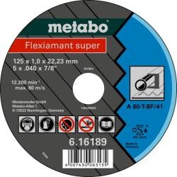 Metabo Vágótárcsa - acél-FLEXIAMANT SUPER 125x1, 0x22, 2 616189000 (616189000)