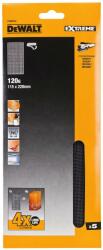 DEWALT csiszolóháló, tépőzáras, 115 x 228 mm, P80 (5 db) DTM8551 (DTM8551)