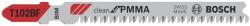 Bosch Fűrészlap dugattyús fűrészhez T 102 BF Clean for PMMA (5 db) 2608636781 (2608636781)