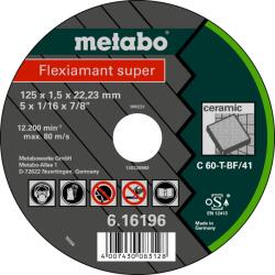 Metabo Vágókorong - kő-FLEXISUPER 125x1, 0x22, 2 616196000 (616196000)