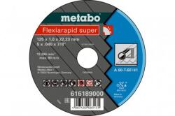 Metabo Csiszolókorong Flexiarapid SUPER 125 x 1, 6 x 22, 23 acél, TF 41 616192000 (616192000)