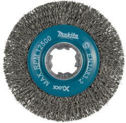 Makita acél dróttárcsa kefe-hullámos huzal átmérő 0, 3 mm X-LOCK 115 mm D-73427 (D-73427)