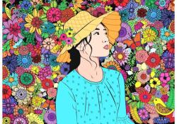 Brain Tree 2101025 - Fancy girl - 1000 db-os puzzle (2101025)