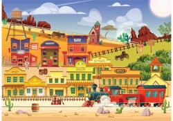 Brain Tree 2102109 - Country Train - 1000 db-os puzzle (2102109)