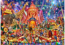Brain Tree 2102123 - Wild circus - 1000 db-os puzzle (2102123)